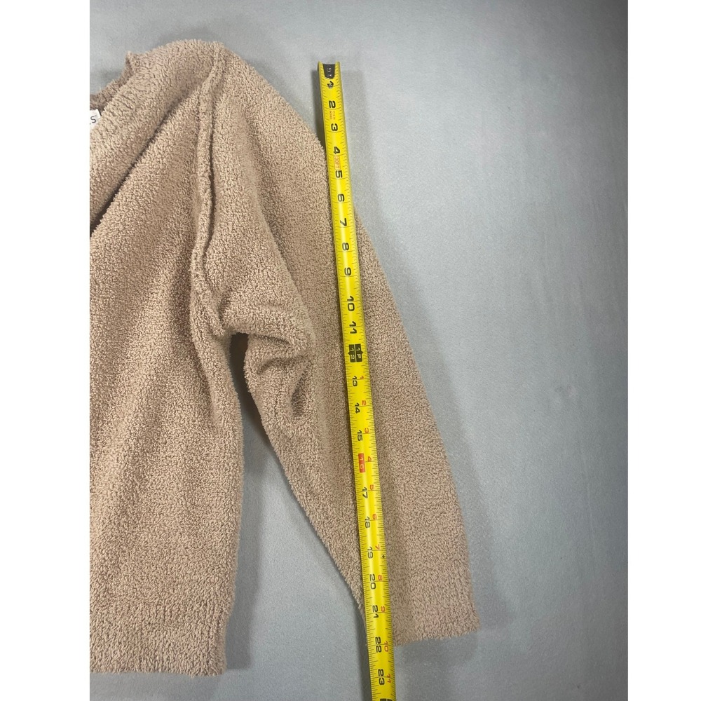 Softies Marshmallow Crew Neck Lounge Sweater Tan Beige Pullover S - Picture 6 of 7
